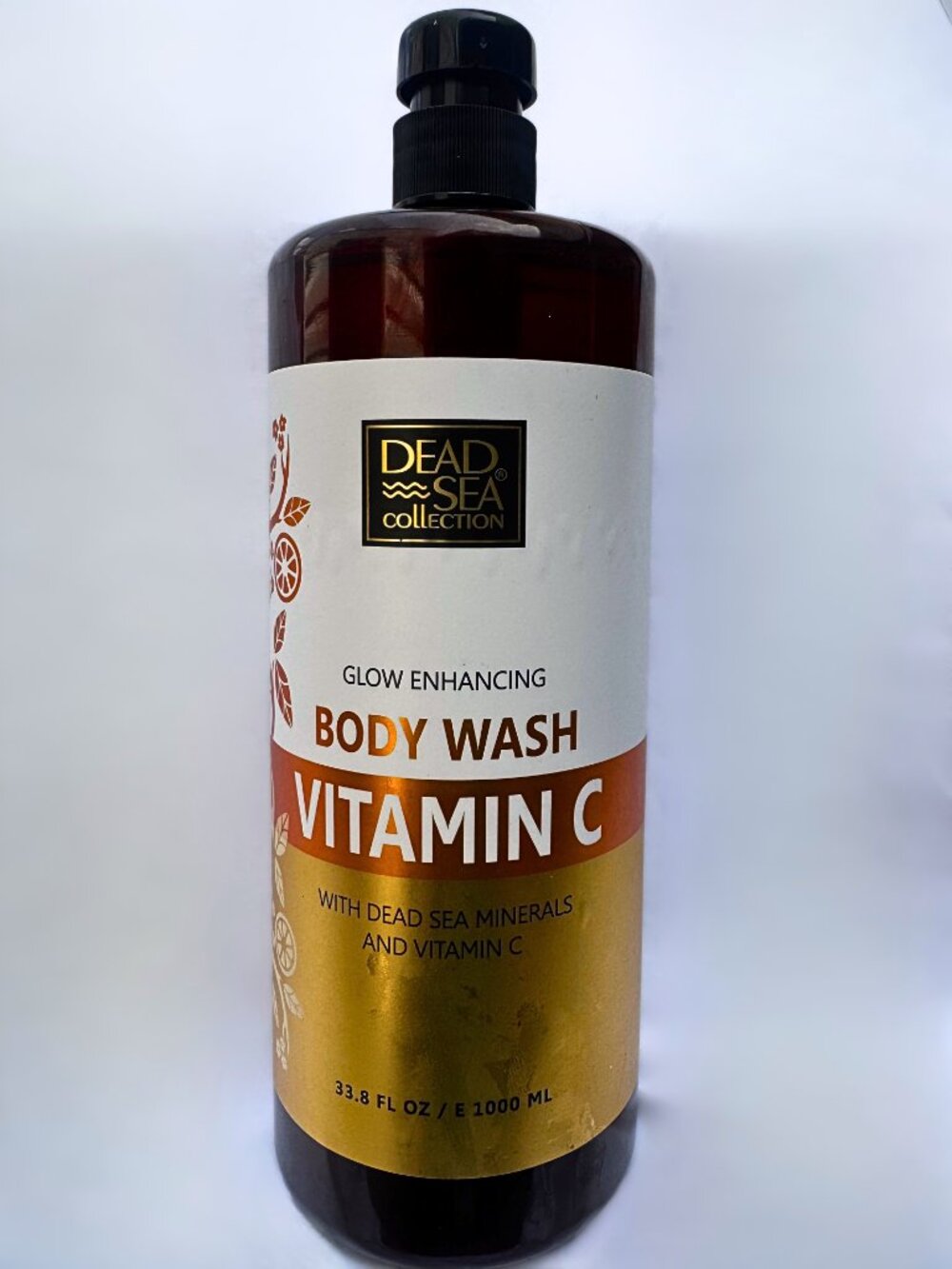 Dead Sea Collection Brightening Vitamin C Body Wash with Sea Minerals 33.8 fl oz